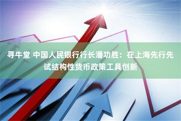 寻牛堂 中国人民银行行长潘功胜：在上海先行先试结构性货币政策工具创新